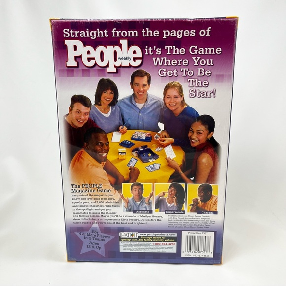 People Magazine Weekly by Patch “The Game Where You Get To Be The Star” SEALED - Picture 2 of 6